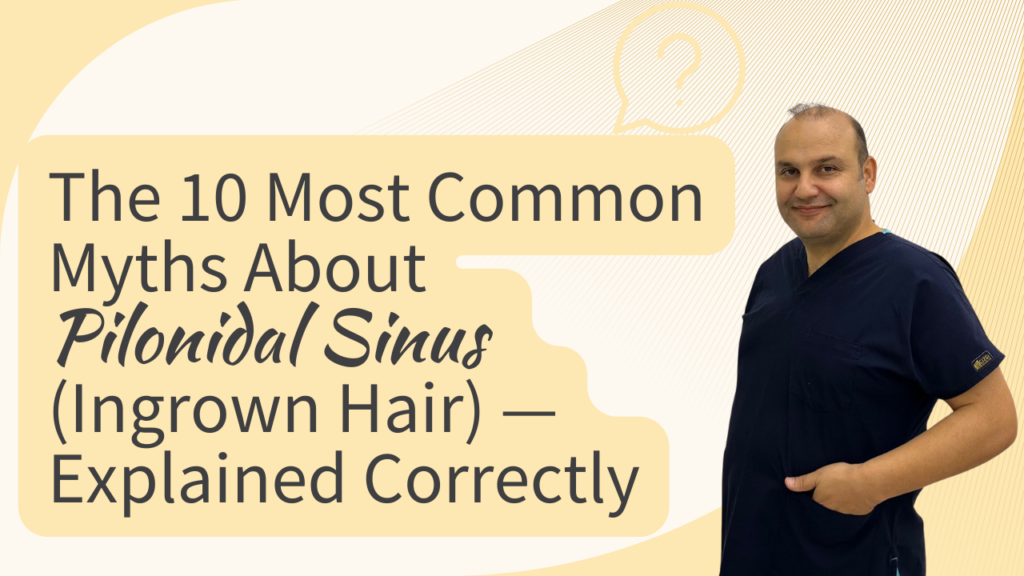 The 10 Most Common Myths About Pilonidal Sinus (Ingrown Hair) — Explained Correctly