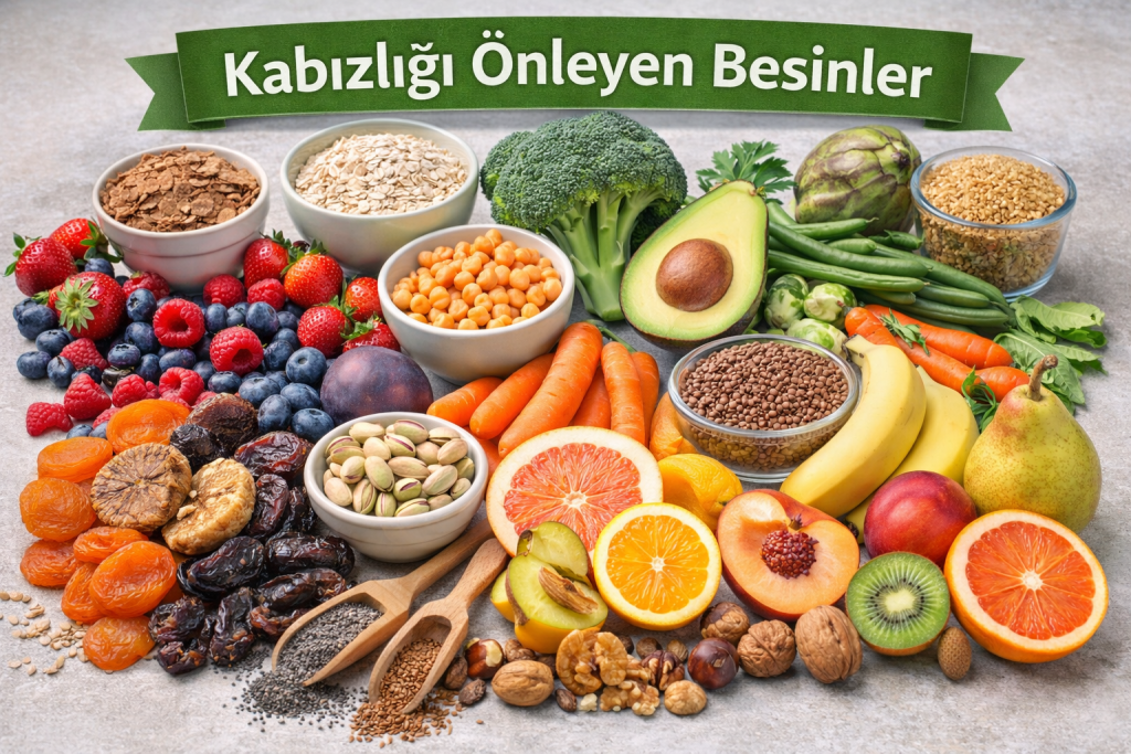 Kabızlık için yüksek lifli besinler