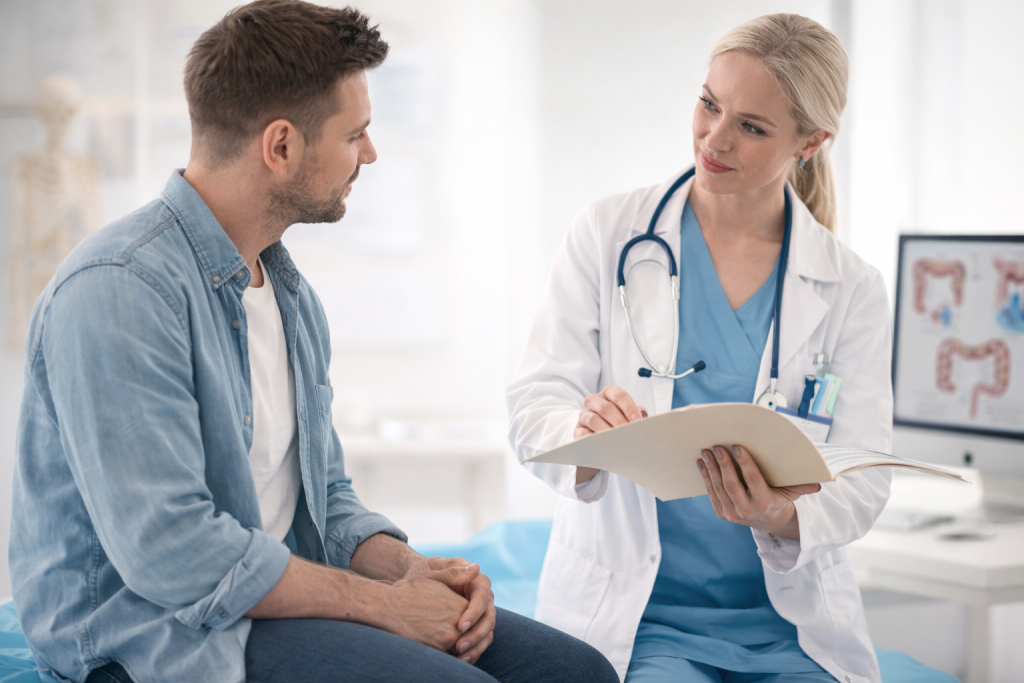 Doktor ve hasta görüşmesi