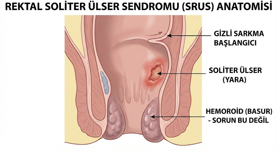 Geçmeyen Makat Ağrısı ve Kanamanın Gizli Nedeni: Rektal Soliter Ülser Sendromu 1 image 1